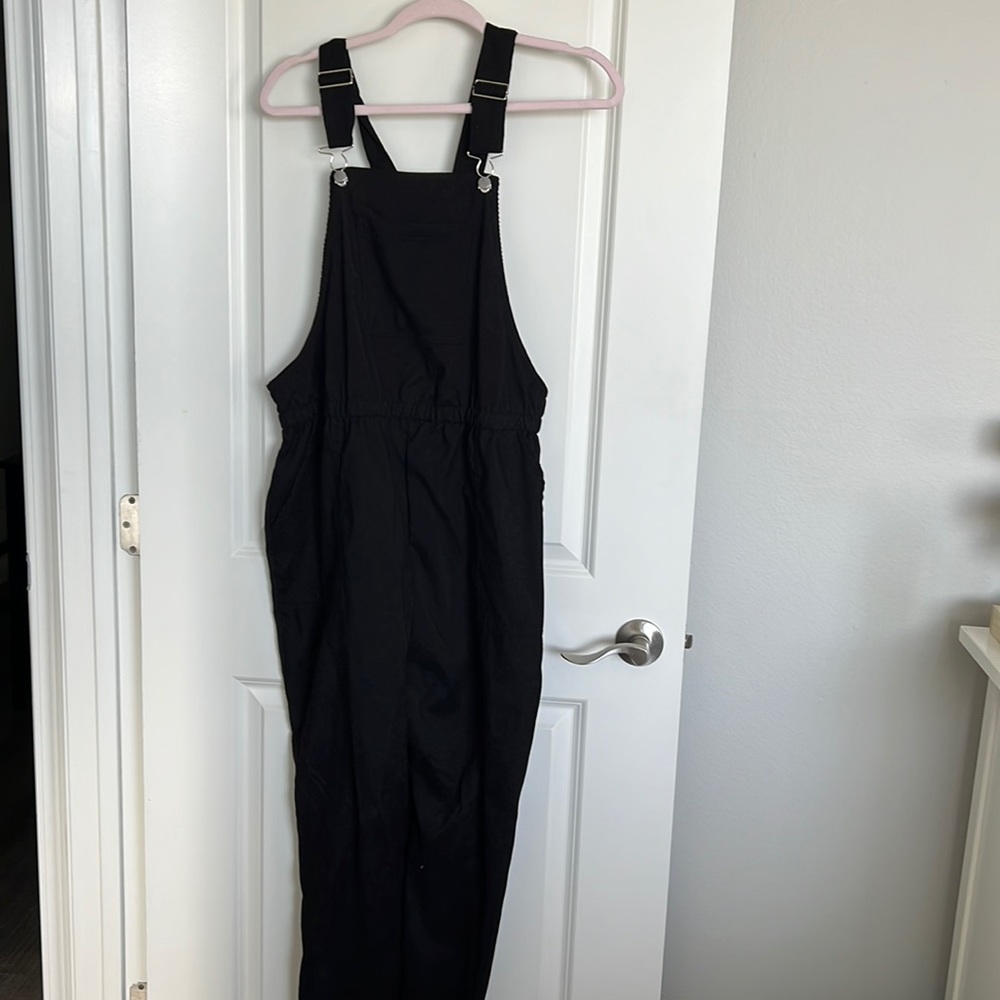 SHEIN black maternity Overalls